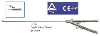 New Needle Holder 5X330mm Curved Laparoscopy  