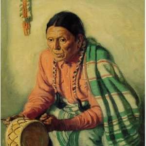   , painting name An Indian Ong, By Hennings Martin