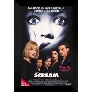  Scream 27x40 FRAMED Movie Poster   Style A   1996