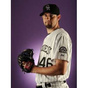 Colorado Rockies Photo Day, SCOTTSDALE, AZ   FEBRUARY 24 Jason Hammel 