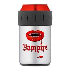  Thermos Can Cooler Koozie Vampire Fangs Dracula 