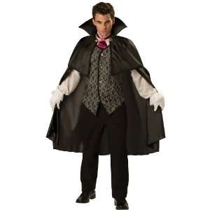   Character Costumes Midnight Vampire Adult Costume / Red   Size X Large