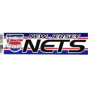  NEW JERSEY NETS NBA TYPE 2 decal bumper sticker 