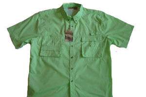 RUGGED EARTH OUTFITTERS Vented Fishing Shirt NWT XL BG  