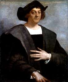 Posthumous portrait of Christopher Columbus by Sebastiano del Piombo 