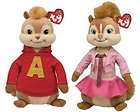 new ty beanie buddy alvin and brittany pair w tags