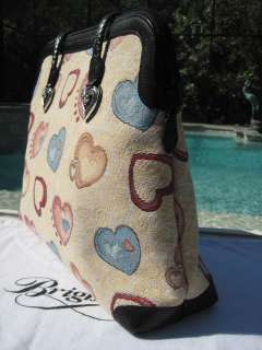 BRIGHTON Hearts Galore~☼ALYSSA☼~ SHOULDERBAG Carry On Luggage 