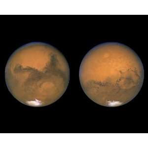  Hubble Space Telescope Photo The Two Faces of Mars NASA Photos 