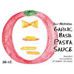 Usas All Natural Waldorf Garlic & Basil Pasta Sauce, 25 Oz.  