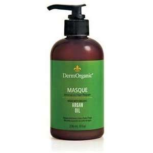    DermOrganic Intensive Hair Repair Masque with Argan Oil 8oz Beauty