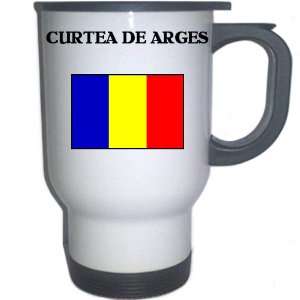  Romania   CURTEA DE ARGES White Stainless Steel Mug 