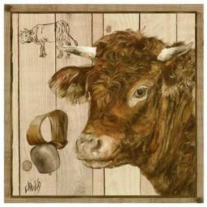  Vache Rousse   Poster by Clauva (20 x 20)