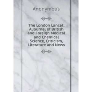  The London Lancet A Journal of British and Foreign 