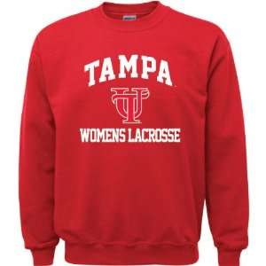  Tampa Spartans Red Youth Womens Lacrosse Arch Crewneck 