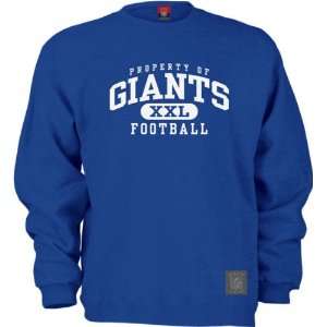  New York Giants Property Of Crewneck Sweatshirt Sports 