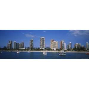  Skyscrapers in Gold Coast, Queensland, Australia Stretched 