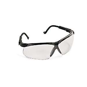  snap on tools Safety Glasses, Black Frame/Clear Lens