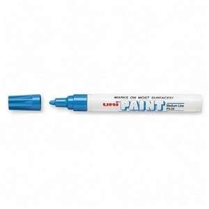  Sanford 63609   uni Paint Marker, Medium Point, Light Blue 