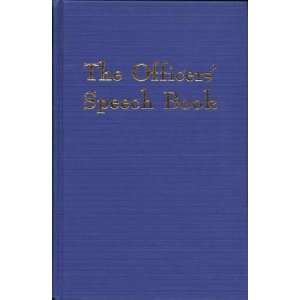 The Officers Speech Book Charlotte Haber Books