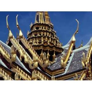  A Golden Serpent Roof Surmounting One of the Palace 