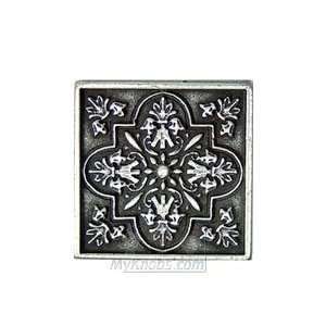  Emenee mini pewter accent tiles 1 x 1 medium intricate 