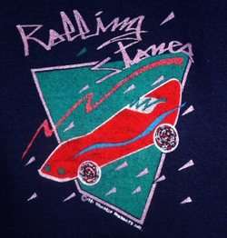 ROLLING STONES American Tour 1981 Vintage Concert T Shirt Unused 