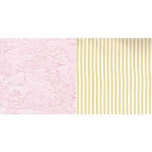  Little House SF62 A03CO06 Pink Faux Fur / Oxford Stripe 