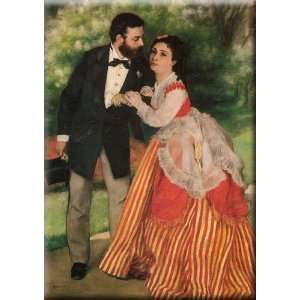  Portrait of Alfred and Marie Sisley 21x30 Streched Canvas 