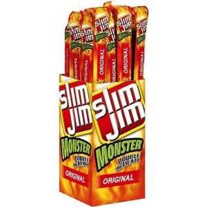 Slim Jim Monster Original (Pack of 18)  Grocery & Gourmet 