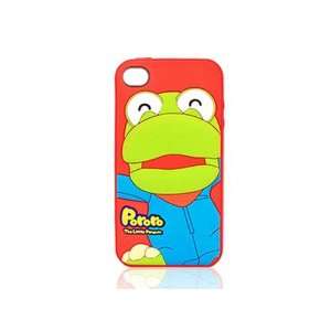  Orange 3D Frog Cartoon Silicone Case Cover Skin for iPhone 