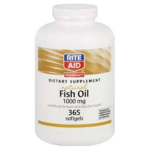  Rite Aid Natural Fish Oil, 365 ea