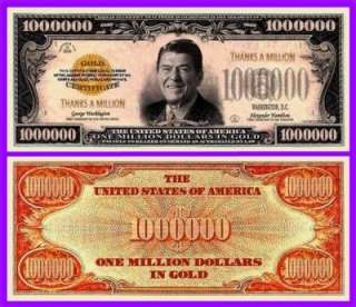 Thanks A Million Play Money Fake Novelty Dollar Bill  