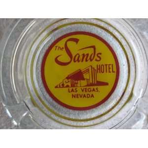  Glass Ashtray The Sands Hotel Las Vegas 