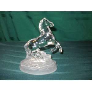  Cristal Darques France Crystal Horse Figure 6 X 4.5 