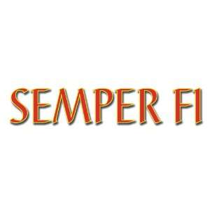  US Marine Semper Fi Window Strip Decal Sticker 3.8 