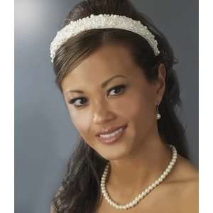  Gorgeous White Bridal Headband in White or Ivory 