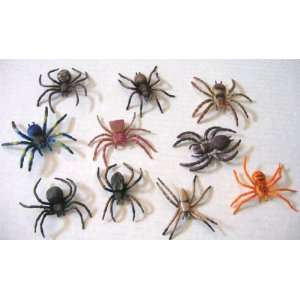    10pc Toy Scary Spiders Collection Various Colors Toys & Games