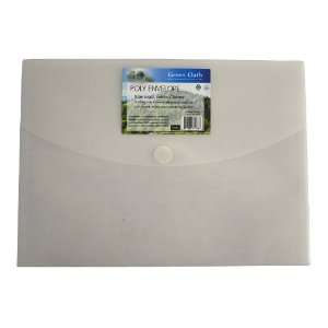  Green Oath Poly Envelope, Side Load, Letter Size, Velcro 
