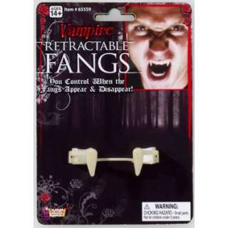 Retractable Fangs  You custom fit the fangs and control when the fangs 