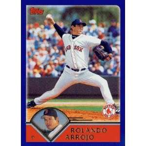  2003 Topps # 196 Rolando Arrojo Boston Red Sox   Baseball 