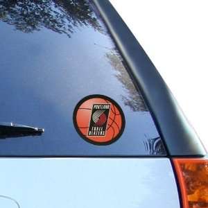  Portland Trail Blazers 4.5 Round Vinyl Basketball Decal 