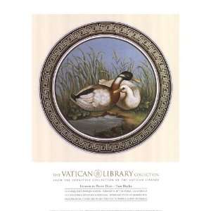 Two Ducks, (The Vatican Collection) PREMIUM GRADE Rolled CANVAS Art 