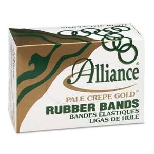 Alliance Rubber Pale Crepe Gold Rubber Band   Size 30   2 Length x 1 