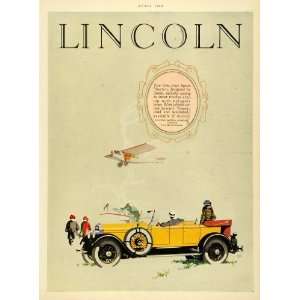 1926 Ad Lincoln Motor Car Vehicle Ford Phaeton Tonneau Automobile Fred 