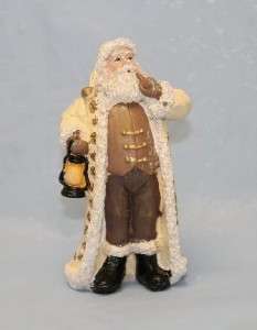  Painted Old Fashioned Santa Shushing Figurine Christmas NEW  