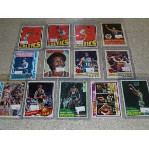   Lot of 13 Cards incl. Dave Cowens, John Havlicek