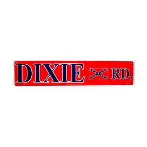  Dixie Road Rebel Flag Street Sign Patio, Lawn & Garden