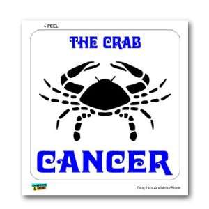  Cancer The Crab Zodiac Horoscope Sign   Window Bumper 