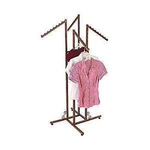    Cobblestone 4 Way Boutique Rack With Slant Arms