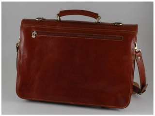Italian High Quality Calfskin Leather Briefcase  Ancona  